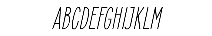 ElegantSans-Italic Font UPPERCASE