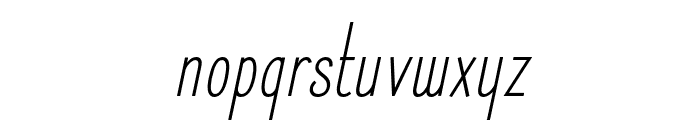ElegantSans-Italic Font LOWERCASE