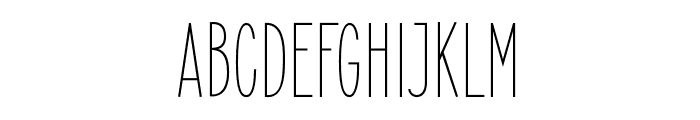 ElegantSans-Light Font UPPERCASE