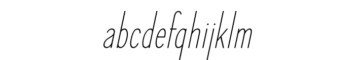 ElegantSans-LightItalic Font LOWERCASE
