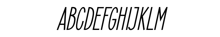 ElegantSans-SemiBoldItalic Font UPPERCASE