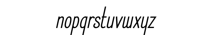 ElegantSans-SemiBoldItalic Font LOWERCASE