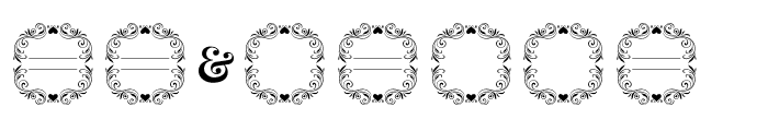 ElegantWedding-Monogram Font OTHER CHARS