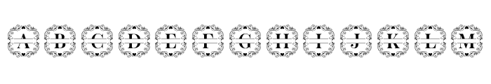 ElegantWedding-Monogram Font UPPERCASE