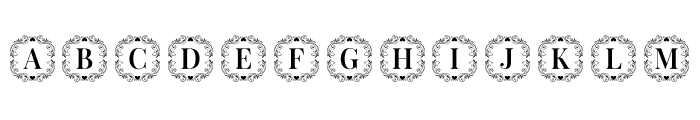 ElegantWedding-Monogram Font LOWERCASE