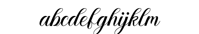 ElegantaSignaturo Font LOWERCASE
