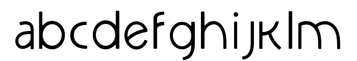 Elegantly Regular Font LOWERCASE