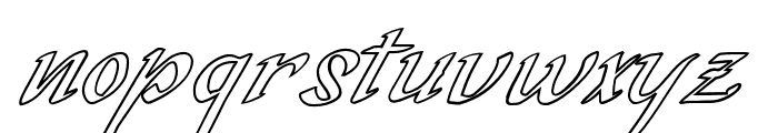 Elegantnightoutline Font LOWERCASE
