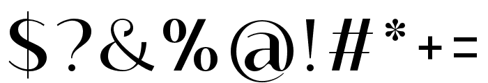 Eleganto Sans Regular Font OTHER CHARS