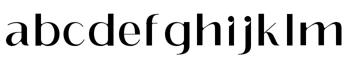 Eleganto Sans Regular Font LOWERCASE