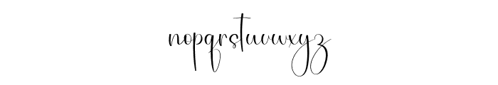 Elemental Calligraph Font LOWERCASE