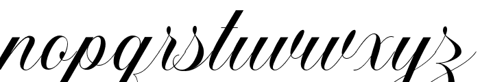 Elemental Calligraphy Regular Font LOWERCASE