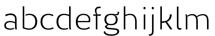 ElenSans-Light Font LOWERCASE