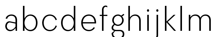 Elenar-ExtraLight Font LOWERCASE