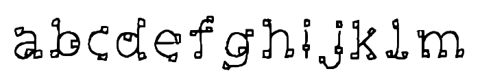 Elfin Regular Font LOWERCASE