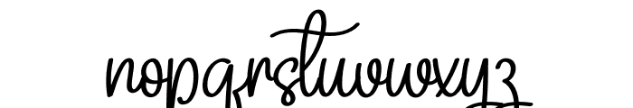 Eliana Signature Font LOWERCASE