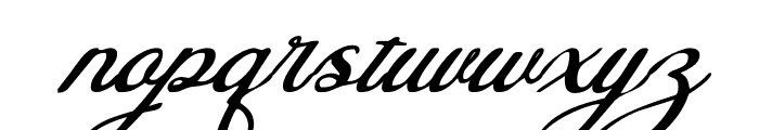 Elisha Script Font LOWERCASE