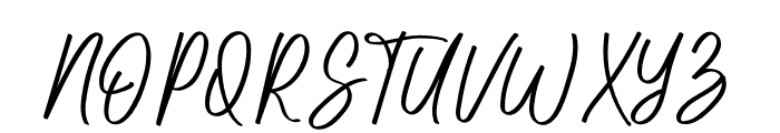 Elissa Signature Font UPPERCASE