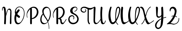 Elita Script Font UPPERCASE