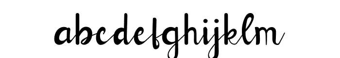 Elita Script Font LOWERCASE