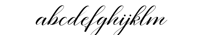 Eliyamoliscript Font LOWERCASE