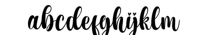 Elizabella Simple Font LOWERCASE