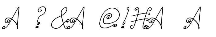 Elizabeth Ruelas Cursiva Italic Font OTHER CHARS