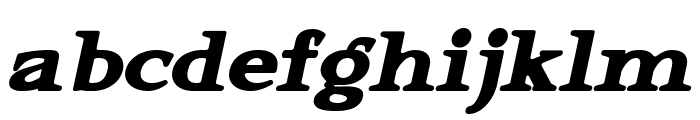 Elkoga Bold Italic Font LOWERCASE