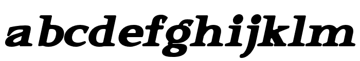 Elkoga-BoldItalic Font LOWERCASE
