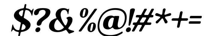 Elkoga-Italic Font OTHER CHARS