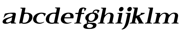 Elkoga-Italic Font LOWERCASE