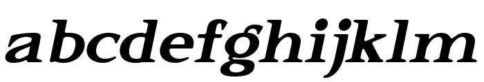Elkoga-MediumItalic Font LOWERCASE
