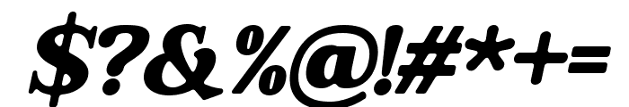 Elkoga Semi Bold Italic Font OTHER CHARS