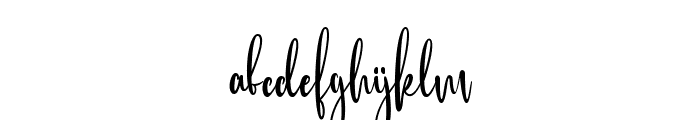 Ella Getsya Font LOWERCASE