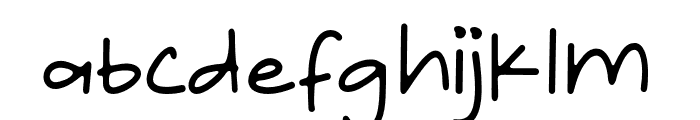 EllasNotes-Regular Font LOWERCASE