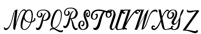 Elliestone Script Font Font UPPERCASE
