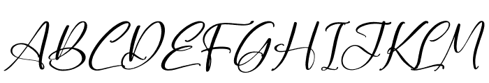 Elliott Italic Font UPPERCASE