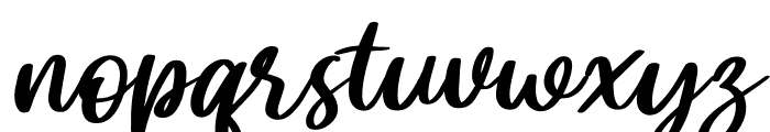 Ellisha Italic Font LOWERCASE