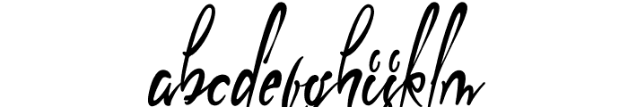 Ellpacino Handbrush Font LOWERCASE
