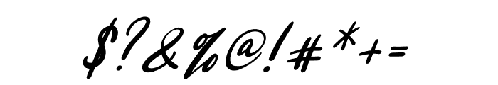 Ellternity Italic Font OTHER CHARS