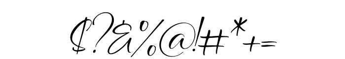 Ellyshalira Italic Font OTHER CHARS