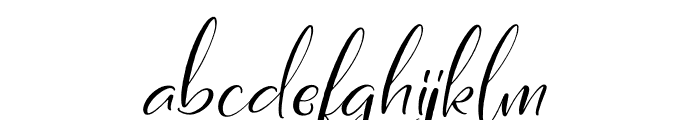 Ellyshalira Italic Font LOWERCASE