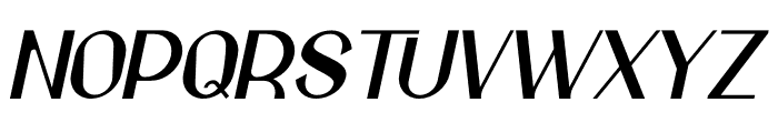 Elonny Italic Font UPPERCASE