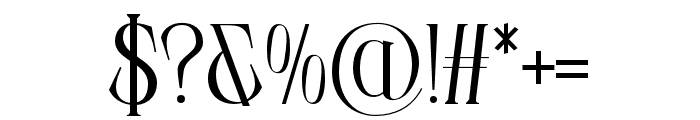 Elphadora-Medium Font OTHER CHARS