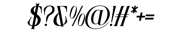 Elphadora Variable Italic Bd It Font OTHER CHARS
