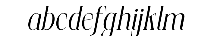 ElphadoraItalic-Medium Font LOWERCASE