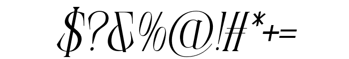 ElphadoraItalic-Regular Font OTHER CHARS