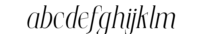 ElphadoraItalic-Regular Font LOWERCASE