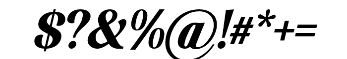 Elsain Bold Italic Font OTHER CHARS