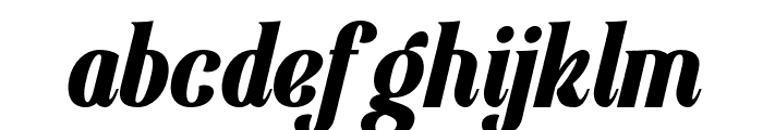 Elsain Bold Italic Font LOWERCASE